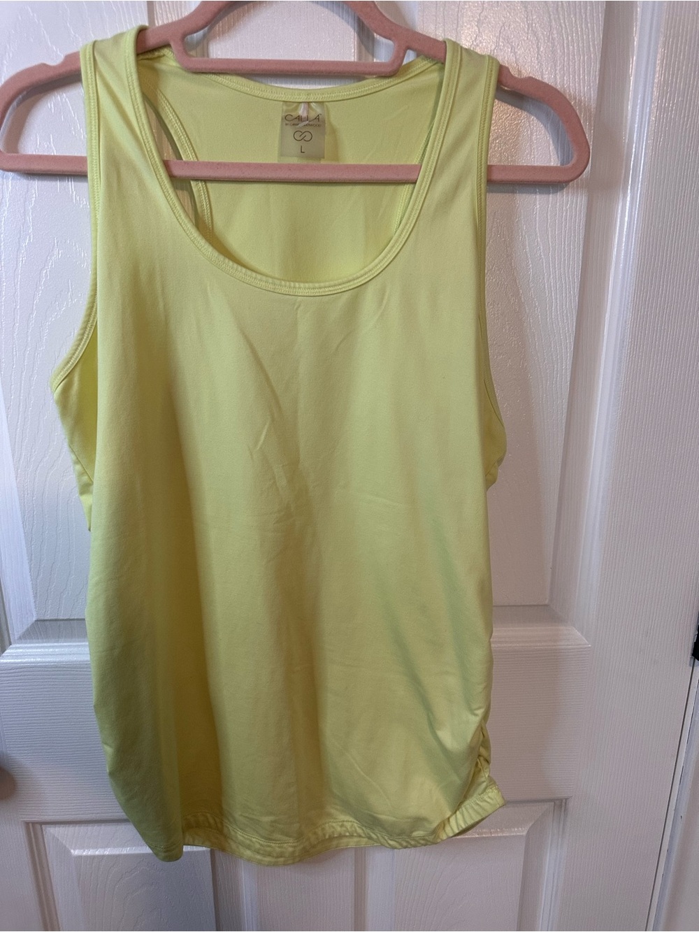 Calia Women’s Sleeveless Tank Top - Lime Yellow